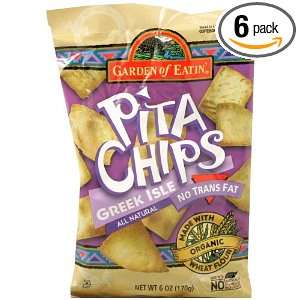 Garden of Eatin Pita Chips Greek Isle, 6 ounces (Pack of6)  