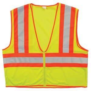   Tone Safety Vest, Class 2 Orange, 2X Large/3X Large
