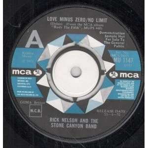  LOVE MINUS ZERO/NO LIMIT 7 INCH (7 VINYL 45) UK MCA 1972 