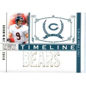   Authentic Jim McMahon 5 Patch Game Worn Jersey Card