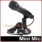 5mm Jack Flexible Neck Mini Microphone Mic for PC Laptop Notebook 