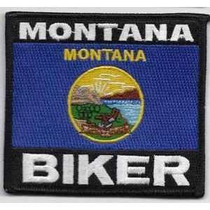  MONTANA STATE BIKER Quality NEW Embroidered Vest Patch 