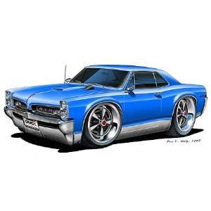 1967 GTO car Wall Graphic Decal Decor 36 Home & Kitchen