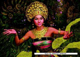NEW Jumbo jigsaw puzzle 1000 pcs: Gold Collection   Bali Dancer 01924 