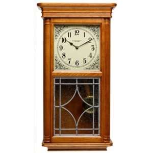 New London Santa Fe Oak Pendulum Clock 