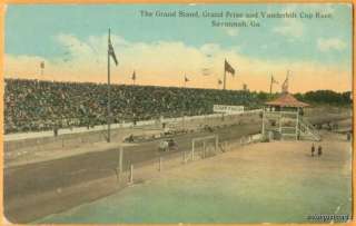 Savannah GA   Vanderbilt Auto Race Grand Stand  x1897  