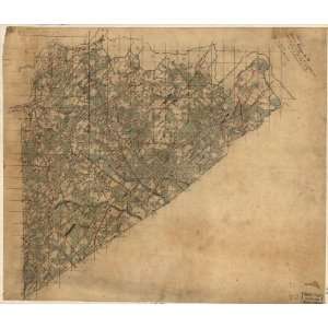 Civil War Map Map of Prince George Co., Va. / made under the direction 