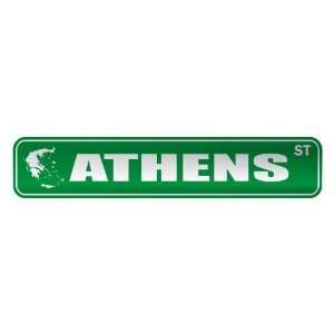   ATHENS ST  STREET SIGN CITY GREECE