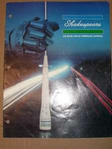 Vtg Shakespeare Co Catalog~Fiberglass CB Antenna~Radio  