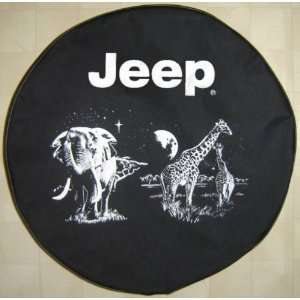  SpareCover® Brawny Series   Jeep® 32 Jungle Scene Tire 