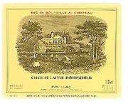 Chateau Lafite Rothschild 1982 