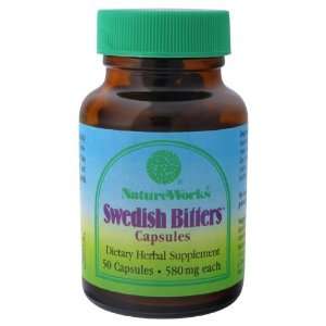  Nature Works   Swedish Bitters, 580 mg, 50 capsules 