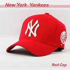 new york yankees team baseball cap red color cap with