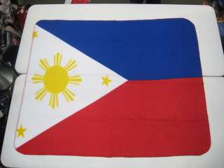 Philippines flag on 50 x 60 Fleece Blanket   