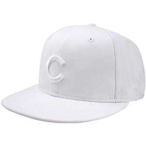  New Era Chicago Cubs White Tonal 59FIFTY (5950) Fitted Hat 