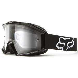  Fox Racing Main Snow Goggles Jet Black/Clear: Everything 