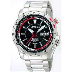  J Springs Mens Automatic Watch with World Time Display Model 
