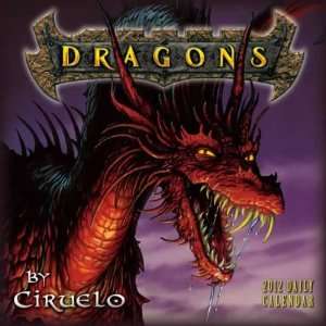    Dragons By Ciruelo 2012 Daily Box Calendar