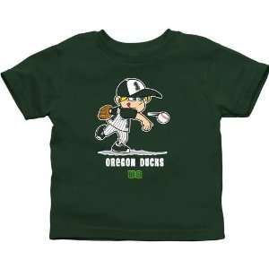 NCAA Oregon Ducks Infant Boys Baseball T Shirt   Green:  