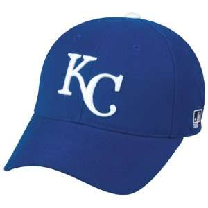 MLB ADULT WOOL Kansas City ROYALS Home Blue Hat Cap Adjustable Velcro 