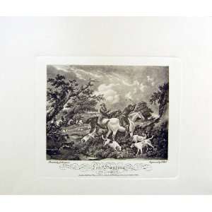  Fox Hunting The Check Morland 1800 Print