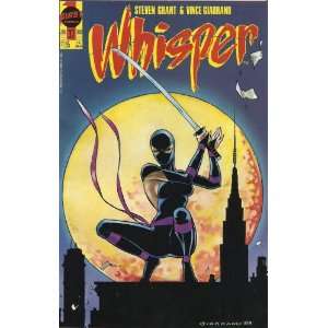  Whisper (First Comics #37) June 1990 Steven Grant 