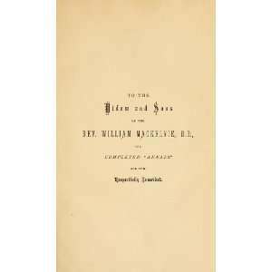   Statistics Of The United Presbyterian Church William Mackelvie Books