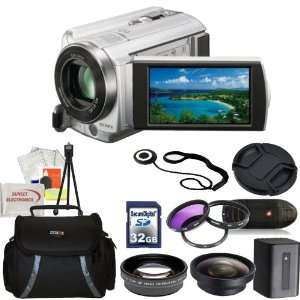Sony DCR SR68E 80GB Handycam PAL Camcorder Kit. Package Includes Sony 