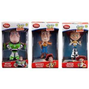   Toy Story Talking Buzz Lightyear, Woody & Jessie 7 Bobble Head Doll