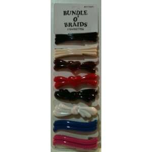   Metal Backed Hair Barrettes for Medium to Thick Hair (8 barrettes