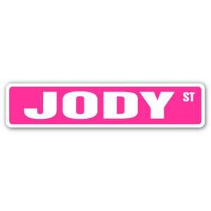  JODY Street Sign name kids childrens room door bedroom girls boys 