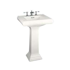 Kohler Pedestal Sink K 2238 1 00. 24L x 19 3/4W x 34 3/8H, White 