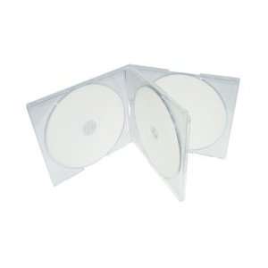  50 STANDARD Clear Quad 4 Disc CD Jewel Case Electronics