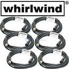 Whirlwind 20 XLR Microphone Mic Cable 6 Pack FREE UPS  