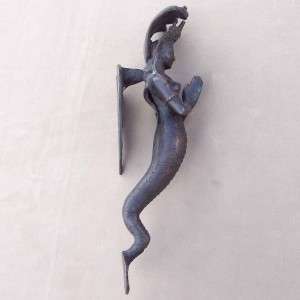 Tibetan flying nag kanya (snake lady) brass DOOR HANDLE  