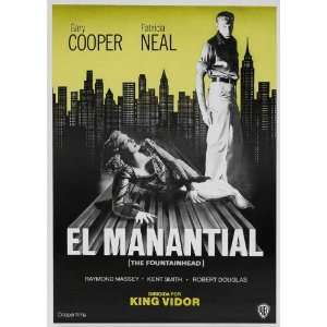  The Fountainhead Poster Movie Spanish 27 x 40 Inches 
