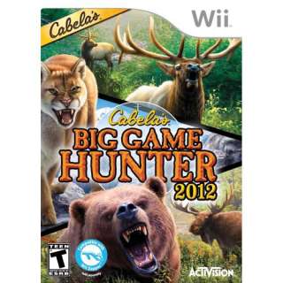   Cabelas Big Game Hunter 2012 Wii Hunting Game 047875765627  
