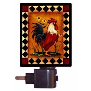  Country Kitchen Night Light   Red Rooster