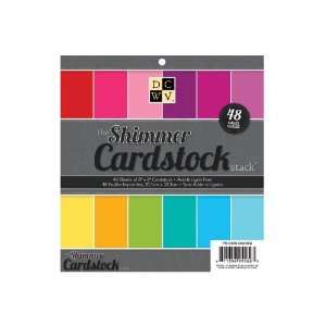  Shimmer Stack   8 inchx8 inch (48 sheets) by DCWV Arts 