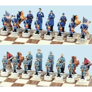  Civil War Chessmen Large Toys & Games