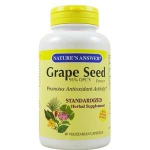  Natures Answer Standardized Extract Supplement Grape Seed 