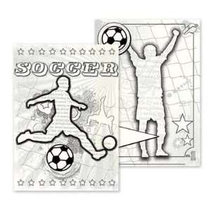  Get Your Game On Soccer Canvas Colorables Toys & Games