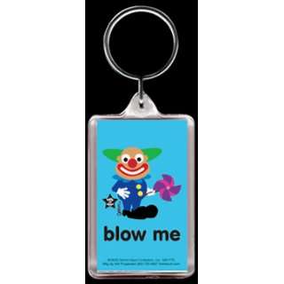  Salty the Rude Clown Gag Gift Keychain: Toys & Games