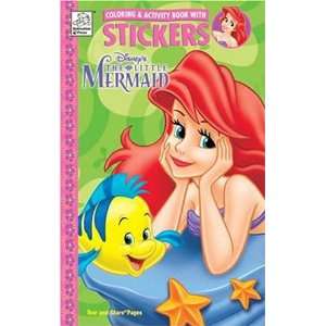  The Little Mermaid: Coloring & Activity Book with Stickers 