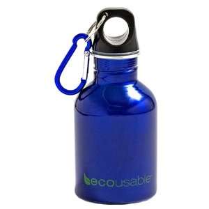 EcoUsable 10 oz Stainless Steel Bottle   Metallic Blue:  