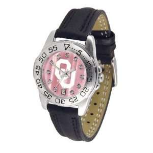   Sport Leather Band   Ladies Mother Of Pearl   Womens College Watches