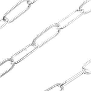   Long Flat Link Cable Chain 3x9mm   Bulk By The Foot Arts, Crafts