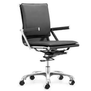  Zuo 215212 Lider Plus Office Chair in Black 215212: Home 