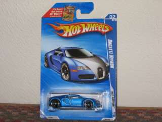   Hot Wheels Hot Auction Series Bugatti Veyron Satin Blue VHTF  