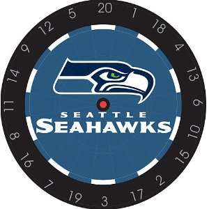   Seattle Seahawks Bristle Dart Board:  Sports & Outdoors